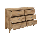 Havencrest 6 Drawer Chest Oak - Pendle Village Furniture